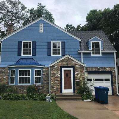 DuraPro house painting blue house