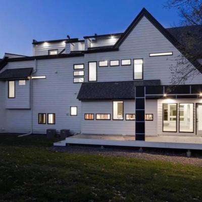 DuraPro house painting exterior home night side